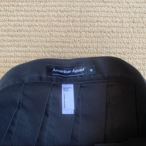 American Apparel Black Tennis Skirt Size S - Picture 5 of 9